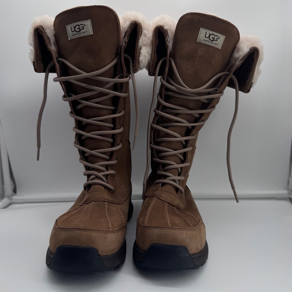 UGG Adirondack II Tall Winter Boots | Shearling Lined | Waterproof | Size 9
